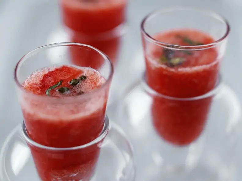 Gefrostetes Gazpacho
