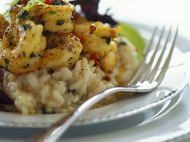 Garnelen-Risotto