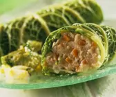 Wirsingroulade mit Grießfüllung