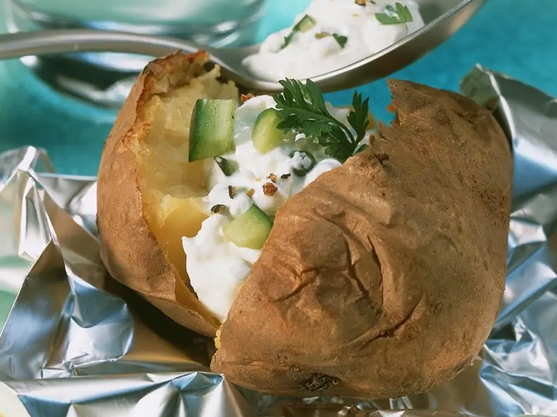 Ofenkartoffel Quark