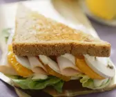 Putenbrust-Orangen-Sandwich