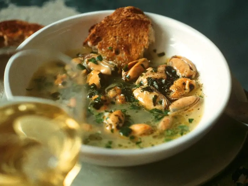 Muschelsuppe