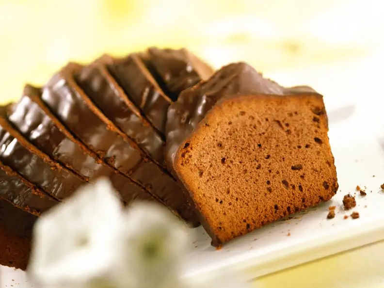Einfacher Schokoladenkuchen für die Kastenform