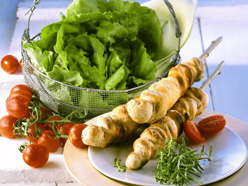 Kräuter-Stockbrot