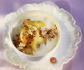 Joghurt mit gebratenem Apfel