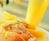 Schollenfilet in Zitrus-Marinade