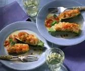 Gefüllte Zucchini vegetarisch