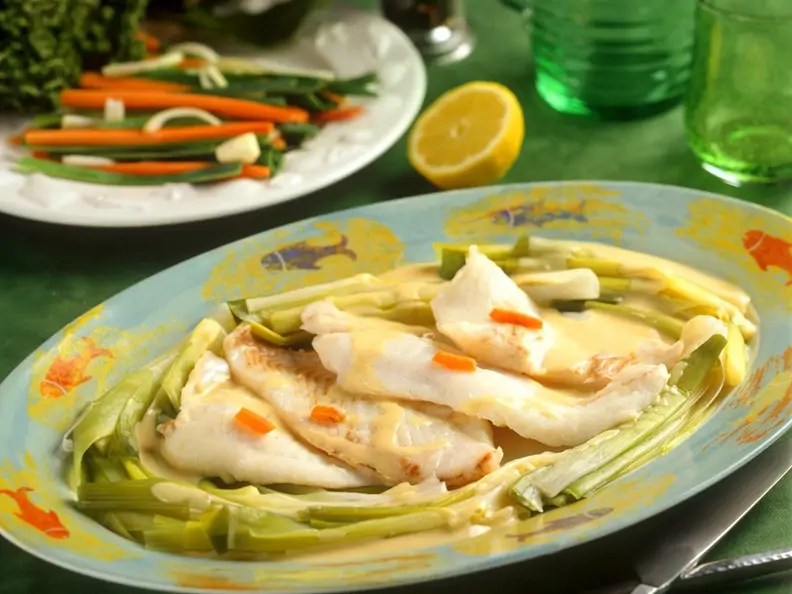 Steinbutt mit Sauce Hollandaise