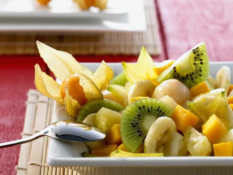 Fruchtsalat mit Ananas