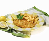 Wiener Schnitzel mit Pommes frites
