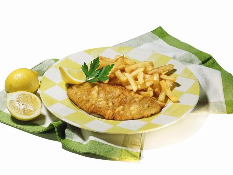 Wiener Schnitzel mit Pommes frites