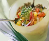 Gemüse-Weizensalat