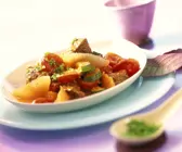 Lammragout mit Zitrus-Gemüse