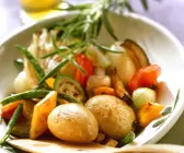 Vegane Kartoffel-Gemüse-Pfanne