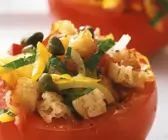 Tomaten mit Panzanella