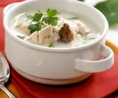 Cremige Hühnersuppe