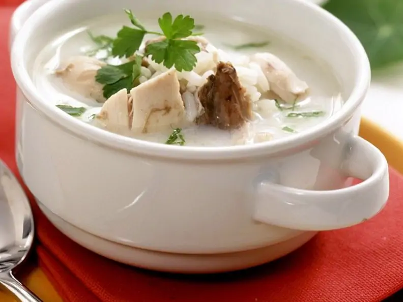 Cremige Hühnersuppe