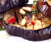 Gegrillte Auberginen