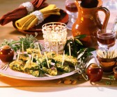 Spinattortilla-Häppchen