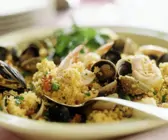 Couscous mit Muscheln