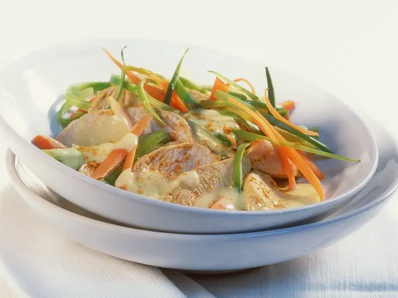 Puten-Currygeschnetzeltes