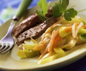 Rinderfilet mit Gemüse
