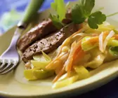 Rinderfilet mit Gemüse