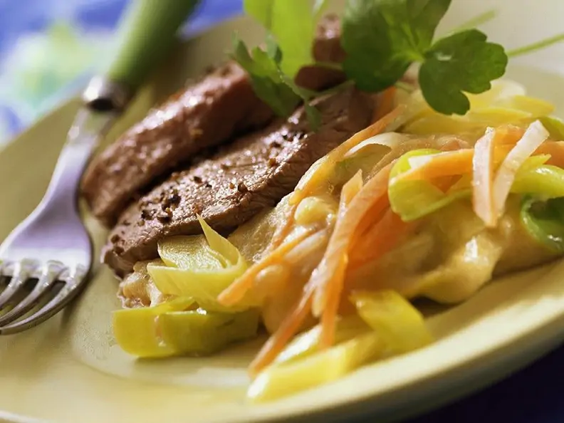 Rinderfilet mit Gemüse
