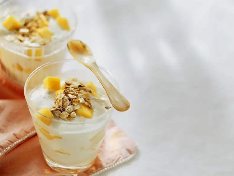 Quarkcreme mit Mango