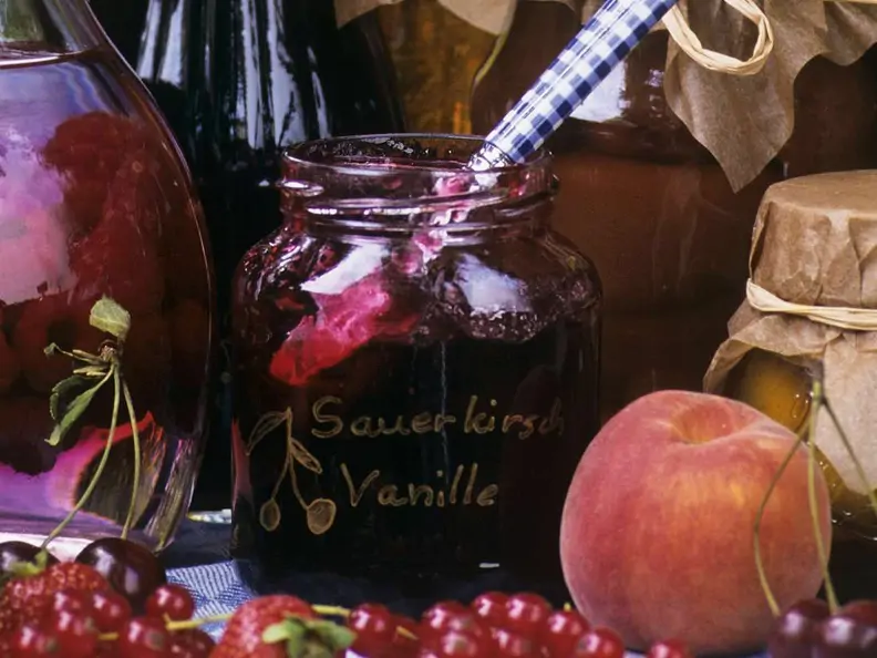 Kirschen-Vanille-Marmelade