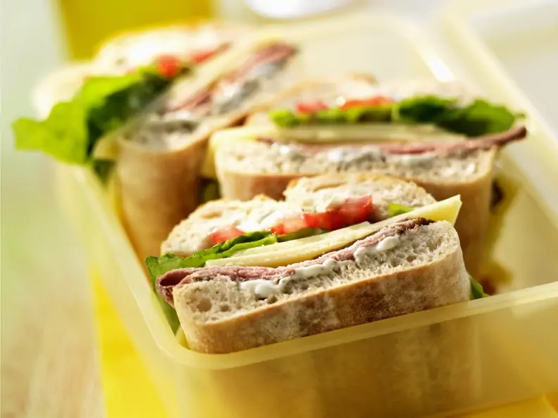 Ciabatta-Sandwich mit Roastbeef