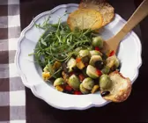 Rosenkohl-Kürbissalat