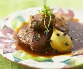 Ente in Rotweinsauce
