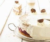 Kirschtorte mit Nusssahne