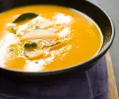 Kürbis-Kokossuppe