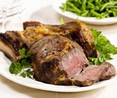 Steak mit Bohnen