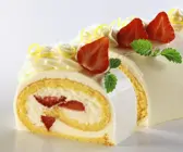 Biskuitrolle mit Zitronencreme