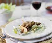 Filet vom Wildschwein mit Bohnen