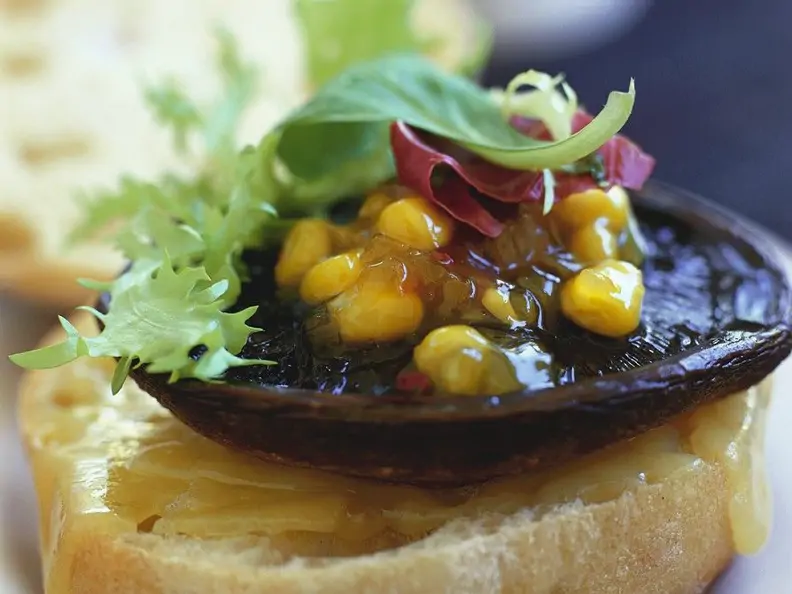 Burger mit Portobello