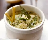 Spinat-Risotto mit Zitronengras