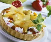 Sternfrucht-Creme-Törtchen