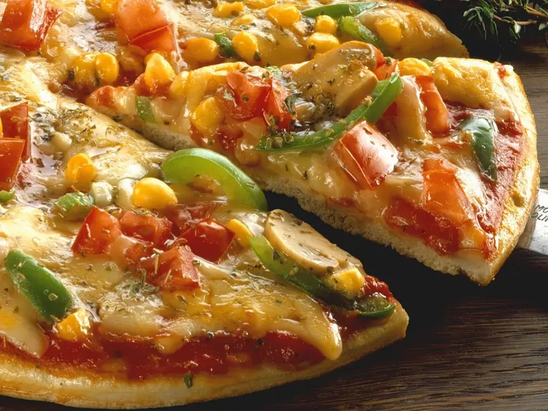 Gemüse-Pizza