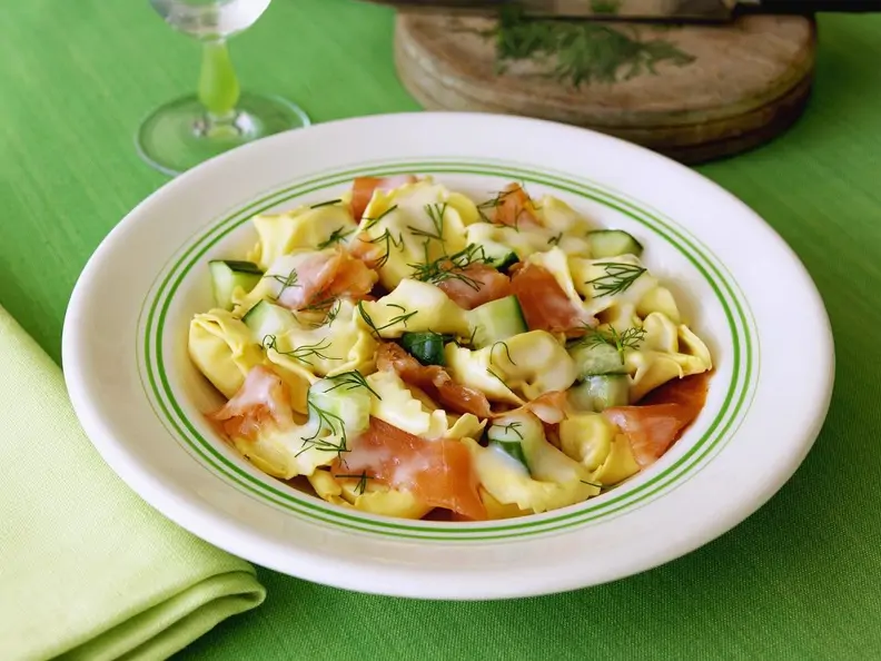 Schnelle Tortellini mit Räucherlachs