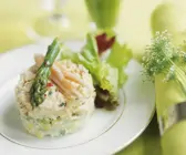 Krebssalat mit Spargel