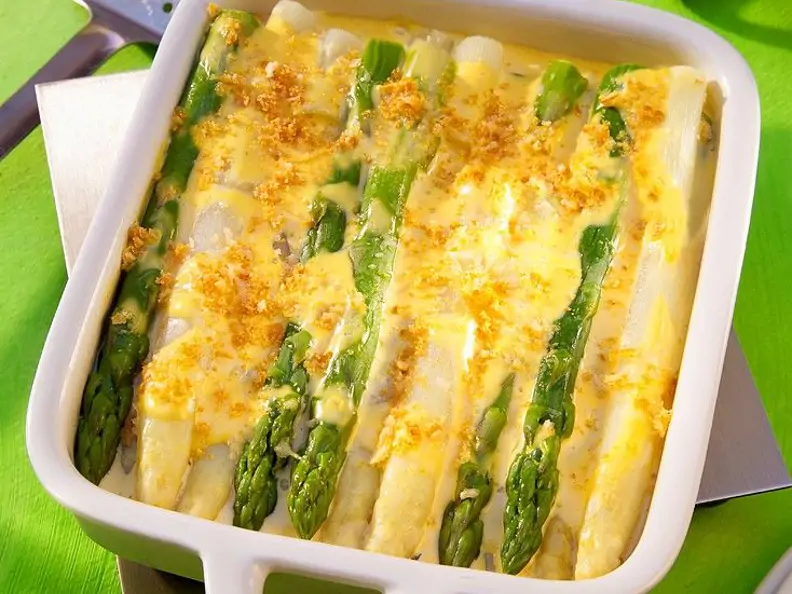 Spargelgratin