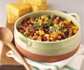 Chili sin Carne mit getrockneten Bohnen