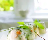 Kokos-Terrrine mit Meeresfrüchten