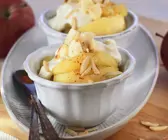 Vanill-Mascarpone mit Äpfeln
