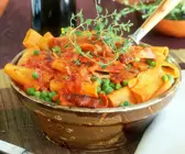 Rigatoni al forno vegetarisch
