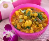 Blumenkohl-Curry mit Kichererbsen